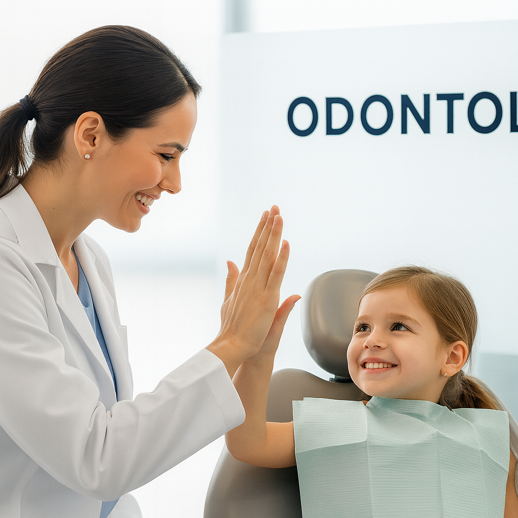 Dentista em consultório - Automação para Odontologia